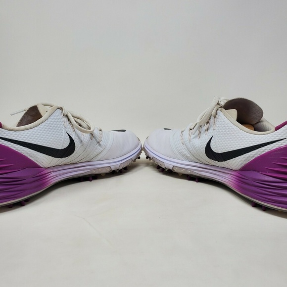 Nike Lunar Control 4 Golf Shoe White Cosmic Purple - Picture 6 of 11